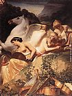 Caesar van Everdingen The Four Muses with Pegasus painting